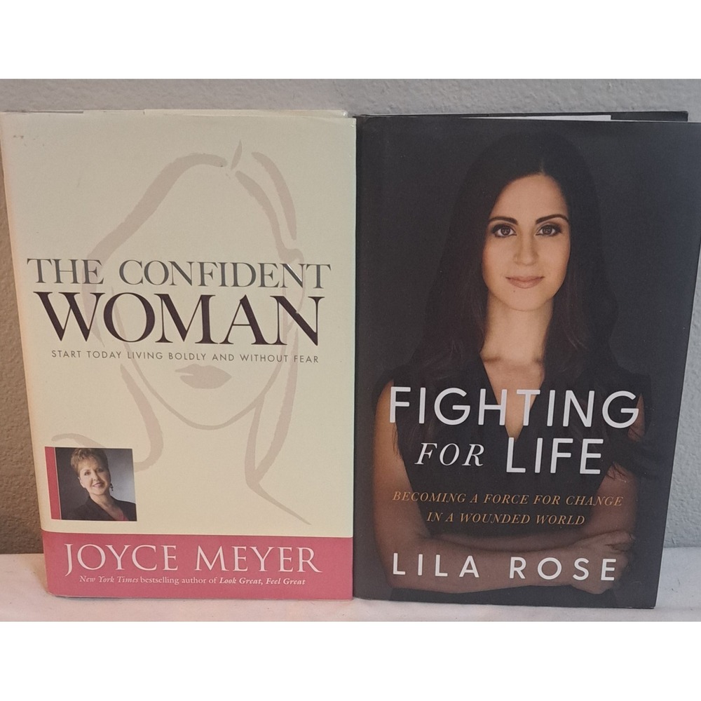 Christian Women's Motivation & Faith Hardcover Book Lot Joyce Meyer Lila Rose